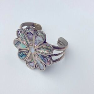 FLORAL silver bracelet